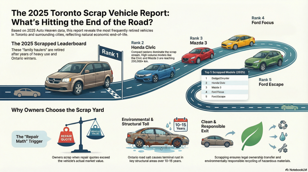 Most Scrapped Cars in 2025
